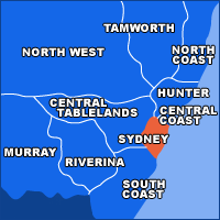 地図/ニューサウスウェールズ州